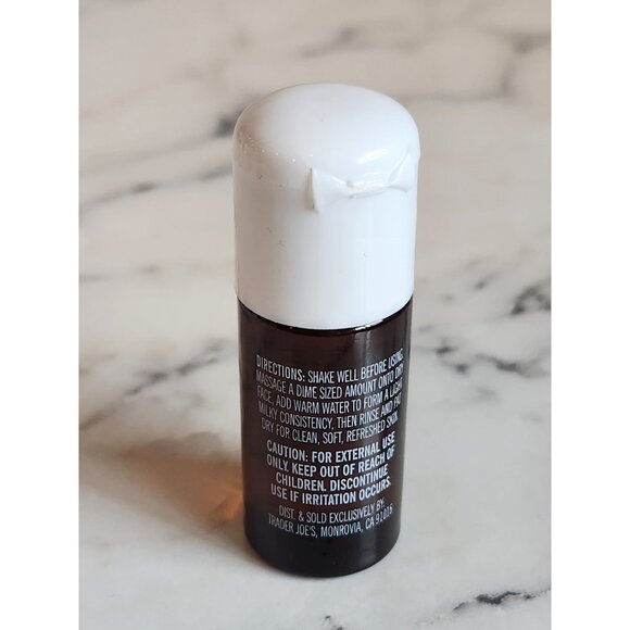 Trader Joes Kombucha Black Tea Cleansing Oil 0.33 Fl Oz Travel Size - Picture 2 of 2